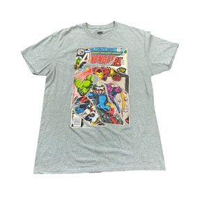 MARVEL Avengers Mens Grey Shirt